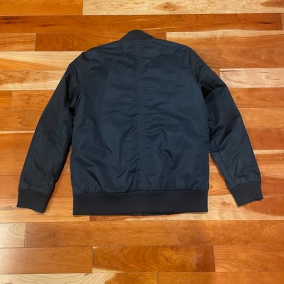 Abercrombie & Fitch MA-1 Bomber Navy Jacket - Women's Medium - Picture 6 of 7